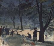 William Glackens Central Park china oil painting artist